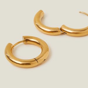 STAINLESS CHUNKY HOOPS