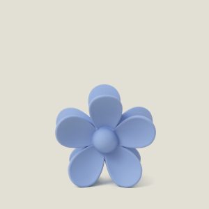 BLUE MATTE FLOWER CLAW CL